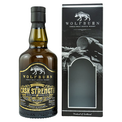 Wolfburn, Single Malt Scotch Whisky, Cask Strength, 7 y.o., 46 % Vol., 700 ml Geschenkpackung