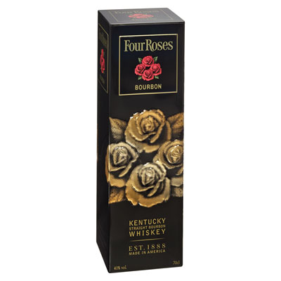 Four Roses, Kentucky Straight Bourbon Whiskey, 40 % Vol., 700 ml Geschenkpackung