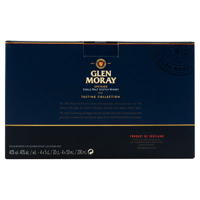 Glen Moray, Elgin Classic, Tasting Collection, Speyside Single Malt Scotch Whisky, 40 % Vol., 200 ml Geschenkpackung