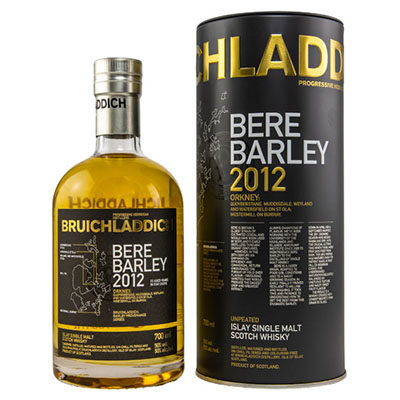 Bruichladdich, Islay Single Malt Scotch Whisky, Bere Barley, 2012/2020, 10 y.o., 50 % Vol., 700 ml Tube