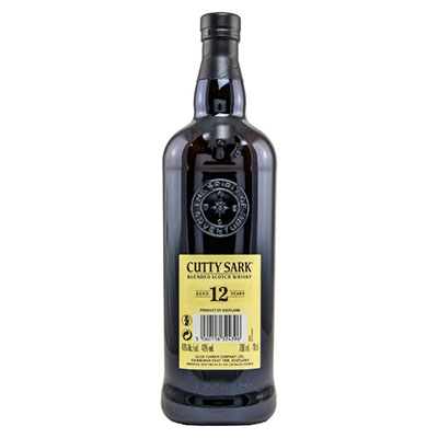 Cutty Sark, 12 y.o., Blended Scotch Whisky, 40 % Vol., 700 ml Flasche