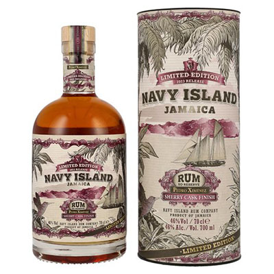Navy Island, Jamaican Rum, XO Reserve, PX Sherry Cask Finish, 2023 Edition, 46 % Vol., 700 ml Tube
