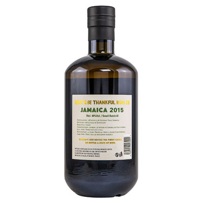 Rest & Be Thankful, Pure Single Jamaican Rum, Lluidas Vale (Worthy Park), 2015/2023, 7 y.o., Small Batch #2, 46 % Vol., 700 ml Flasche
